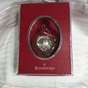 Waterford 2011 Lismore collection Christmas ornament, NIB, 3” ball